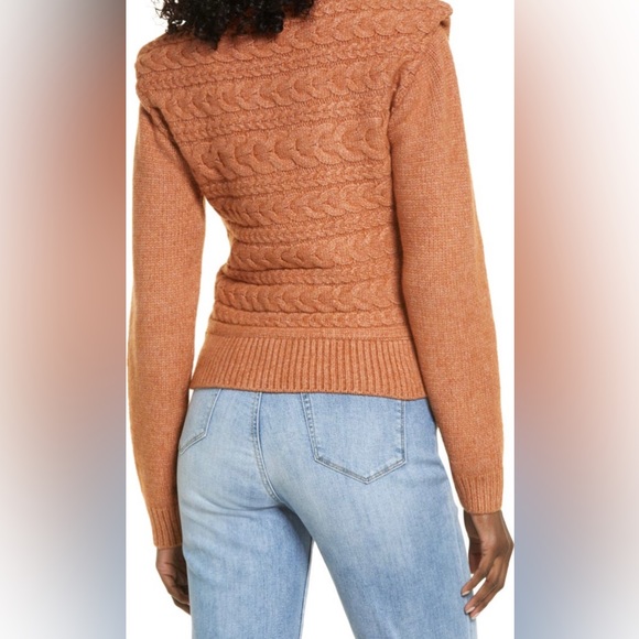 NWT BLANK NYC “Cry Me A River” Horizontal Cable Crewneck Sweater - Picture 2 of 5